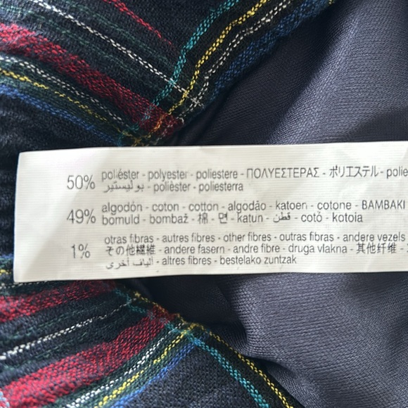 ZARA plaid midi skirt size extra small - Picture 10 of 10